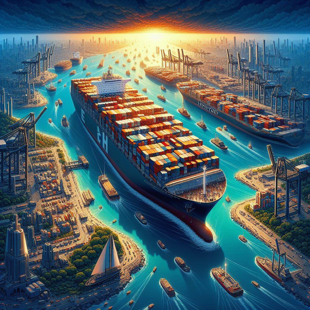 🚢 Великаны морей: рейтинг самых огромных контейнеровозов современности: 🌍 Лидеры по размеру: ТОП-10 самых больших контейнеровозов в мире